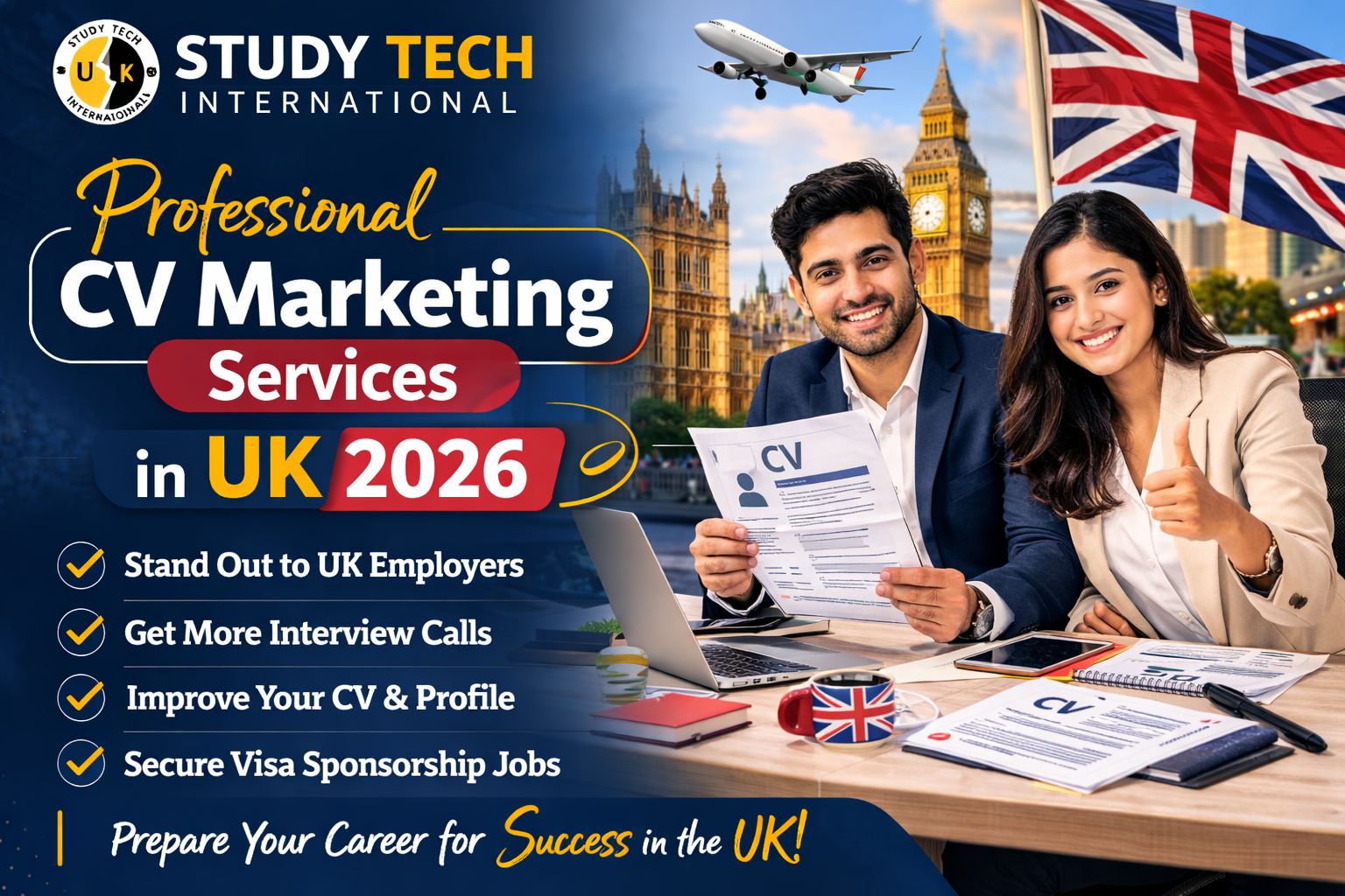 Study Tech International helping candidates with UK sponsorship job preparation