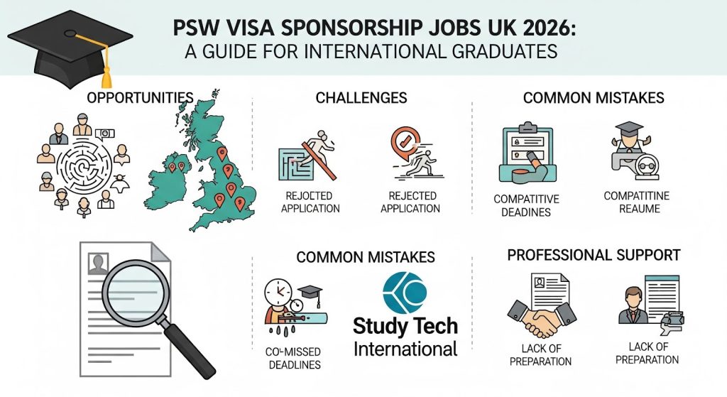 Professional CV preparation process for candidates applying to PSW Visa Sponsorship Jobs UK 2026