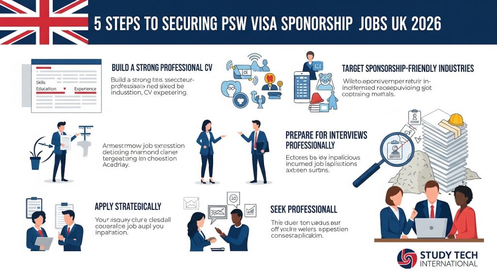 Interview preparation training for international candidates targeting PSW Visa Sponsorship Jobs UK 2026
