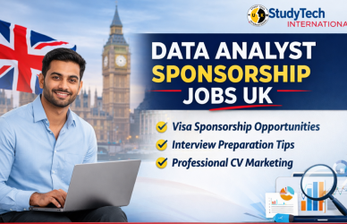 Data Analyst Sponsorship Jobs UK – Interview Guidance and CV Marketing by StudyTech International